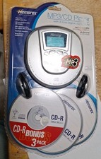 Memorex Digital MP3 CD Player LCD Display MPD8507BC W Bonus 3CD-R's - NEW SEALED