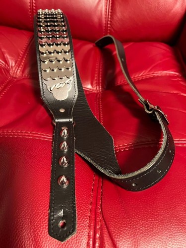 VOX Guitar Python Strap Leather PYTHON STRAP V822 Black