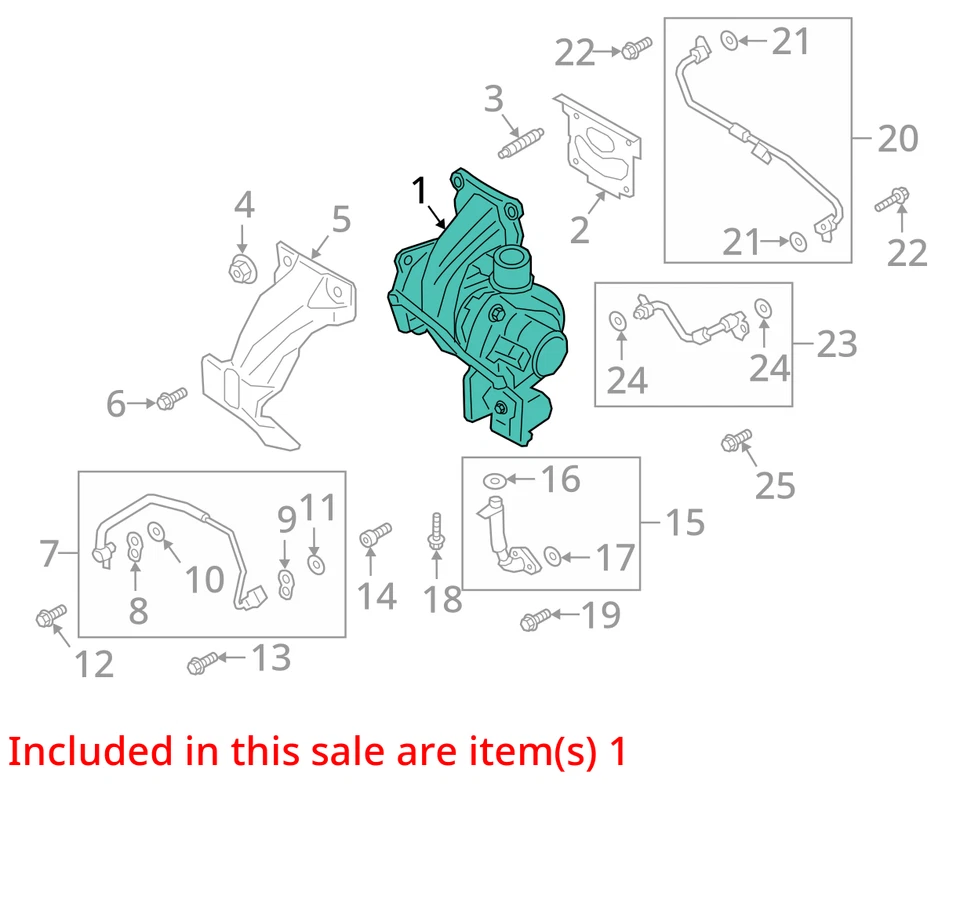 Turbocompresor Ford Bronco Sport 2024 OEM 2 k millas - LKQ428465726 Foto 4 de 4