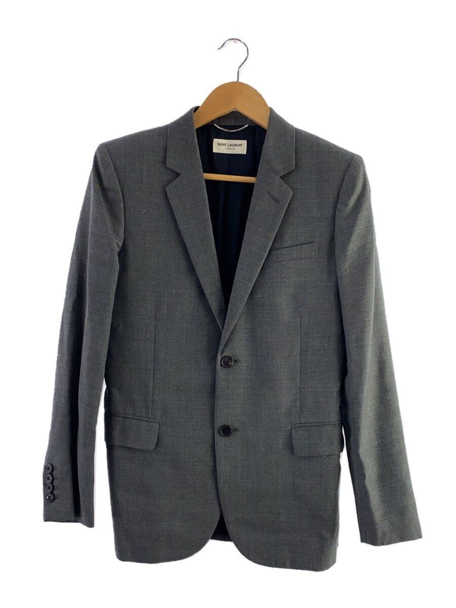 Giacca sartoriale SAINT LAURENT GRIGIA tinta unita 353089 Y813H usata