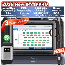 XTOOL IP919PRO ECU Programming OBD2 Scanner Bidirectional Diagnostic Key Coding