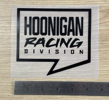 Hoonigan Racing Division Black Ken Block 43 Drift Car Truck Vinyl Decal Sticker