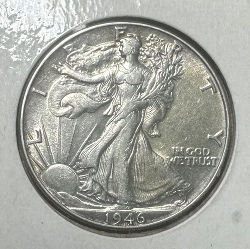 1946 Liberty Walking Half Dollar BU - US Coin; 90% Silver; Nice Coin!