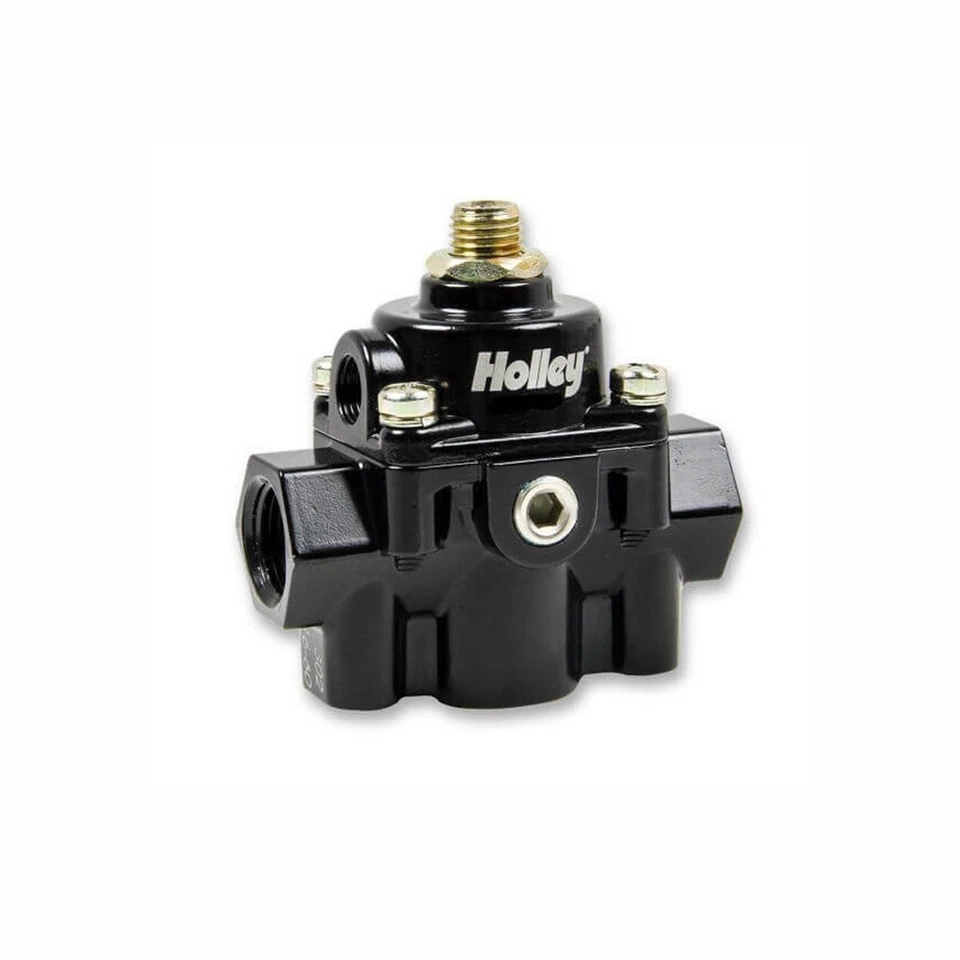 Holley 12-887, One Black Aluminum Fuel Pressure Regulator By-Pass Style 6Psi Bla - Image 3 of 4