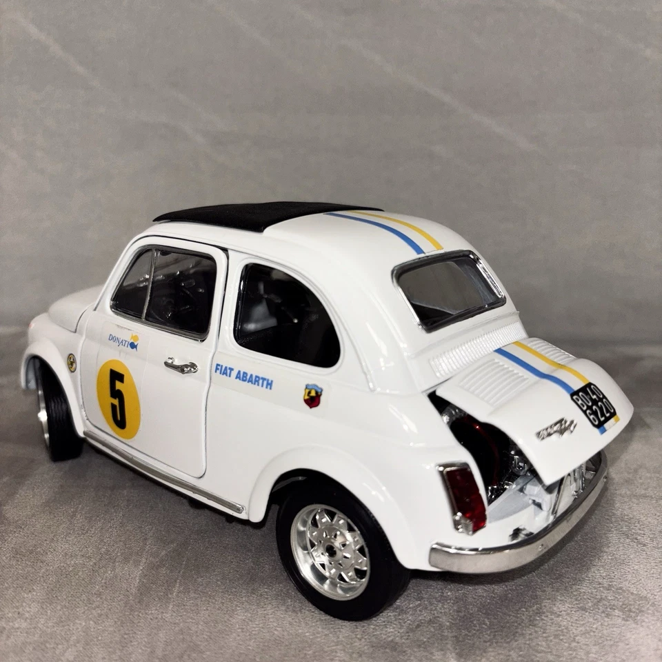 Fiat 500 Abarth 1965 1:16 BBurago - Immagine 4 di 4