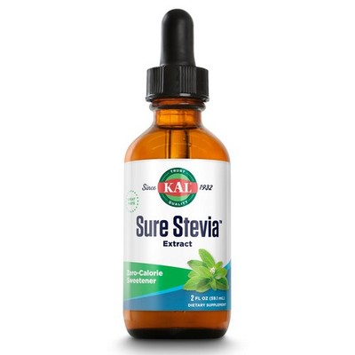KAL Sure Stevia Liquid Extract 2 oz | 2 Fl Oz (Pack of 1), No Color