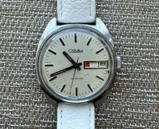 Watch USSR Slava Glory Mechanical Soviet Wristwatch Russian Rare Vintage