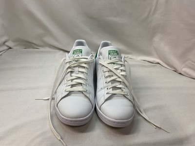 Adidas Men's Stan Smith Originals Lace Up White w/Green Accents Sneaker Size 8.5