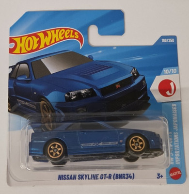 Hot Wheels NISSAN Skyline GT-R (BNR34) 199/250-2026 JJK35 Hot Wheels J-Imports