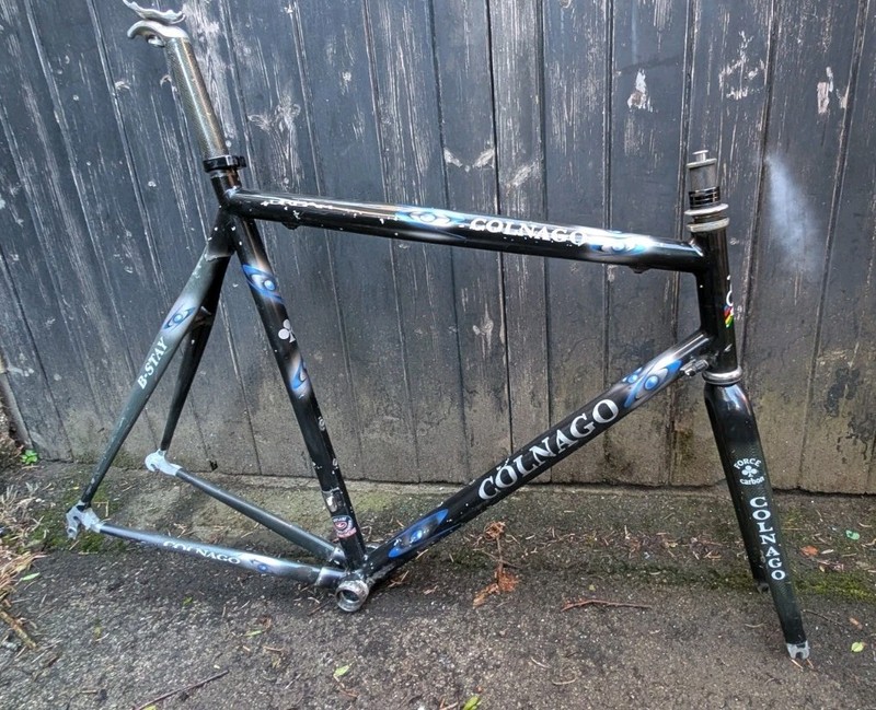 Colnago Dream 57cm HP B-Stay Frame And Forks Columbus Airplane Aluminum 