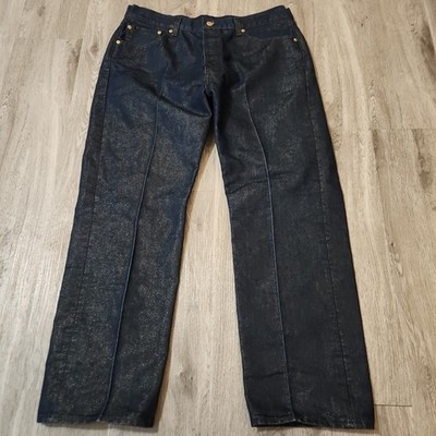 501 LEVI STRAUSS & CO . MENS SPARKLING BLUE JEANS SIZE W36 L30