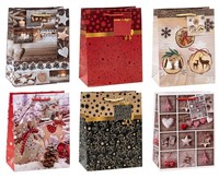 GeschenktüTen Weihnachten 12Er Pack 23X18X10Cm TSI Art. 83019,
