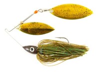 Nichols Pulsator Spinnerbait, Suwannee River Green, 3/8 oz, Double Willow