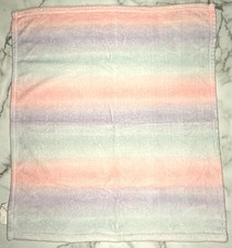 Parent's Choice Ombre Fleece Baby Girl Blanket 30"x36" Pink Blue Purple Pastel