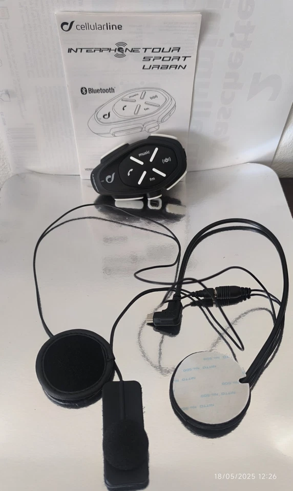Interfono moto cellularline Urban. - Immagine 2 di 2