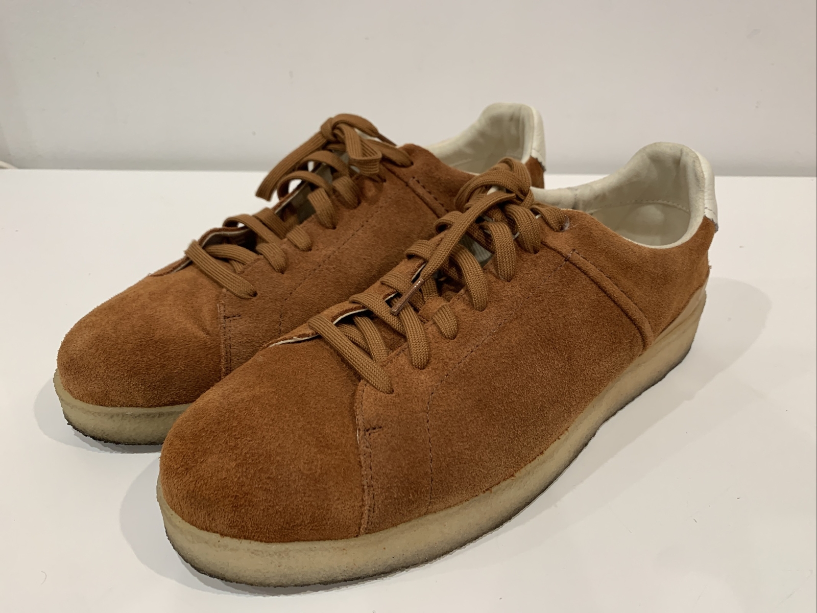 Clarks Tormatch Dark Tan Suede Retro 