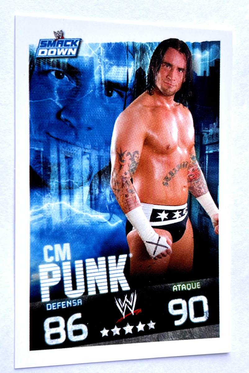 2009 WWE Topps Slam Attax Evolution TCG #085 CM PUNK Smack Down