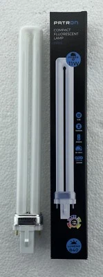 11W 2 pin 840 PLS Dulux-S Biax-S PL-S 11 watt G23 Cool White Patron 05502