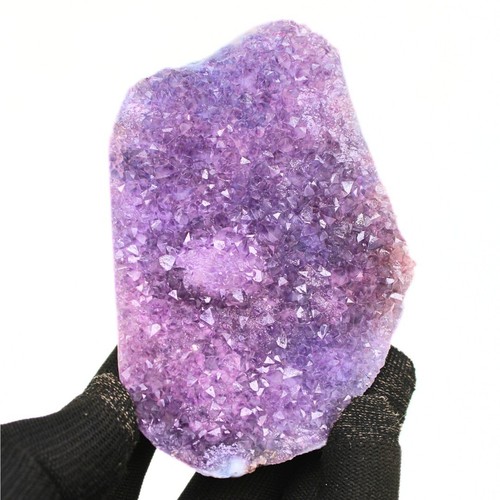260 Gram Natural Amethyst Geode Quartz Cluster Crystal Matrix Mineral Specimen - Picture 2 of 9