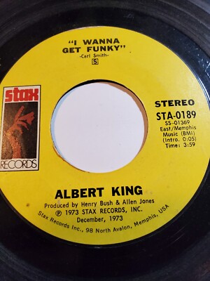 Albert King -That's What The Blues Is All About / I Wanna Get Funky VG F124A