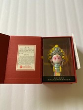Figura Artesanía Oriental China Perking Opera Zhou Yu 4.8" con Estuche de Plástico