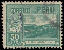 PERU 414 - Workers Houses, Lima "1945 Columbian BN" (pa33182)