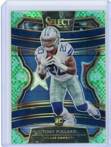 2019 Panini Select Football TMALL Dragon Scale Rookie #99 Tony Pollard #05/88