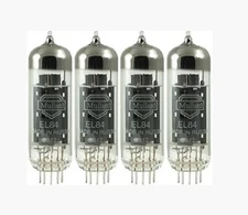 New 4x Mullard EL84 / 6BQ5 | Matched Quad / Quartet / Four Power Tubes Free Ship