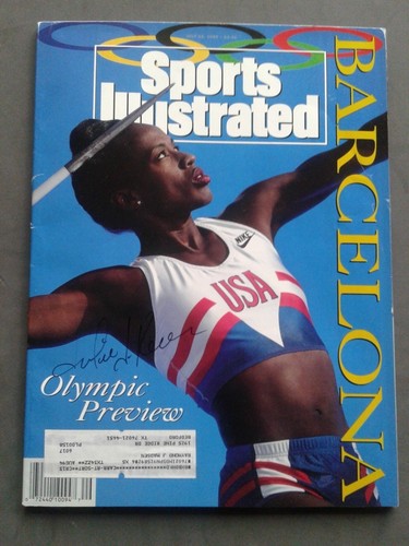 Jackie Joyner Kersee Olympics Autographed Sports Illustrated July 22,1992