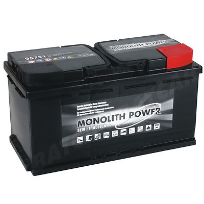 Solarbatterie 12V 90 Ah Monolith Power - Versorgungsbatterie Antriebsbatterie