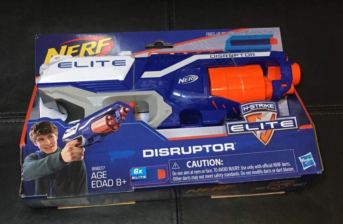 Nerf N-Strike Elite Disruptor Blaster with 6 Nerf Elite Darts