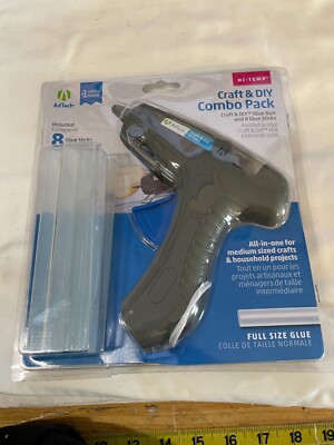 ADTECH Craft & DYI Combo Hi-Temp 23W Glue Gun Precision Nozzle + 8 Glue Sticks 