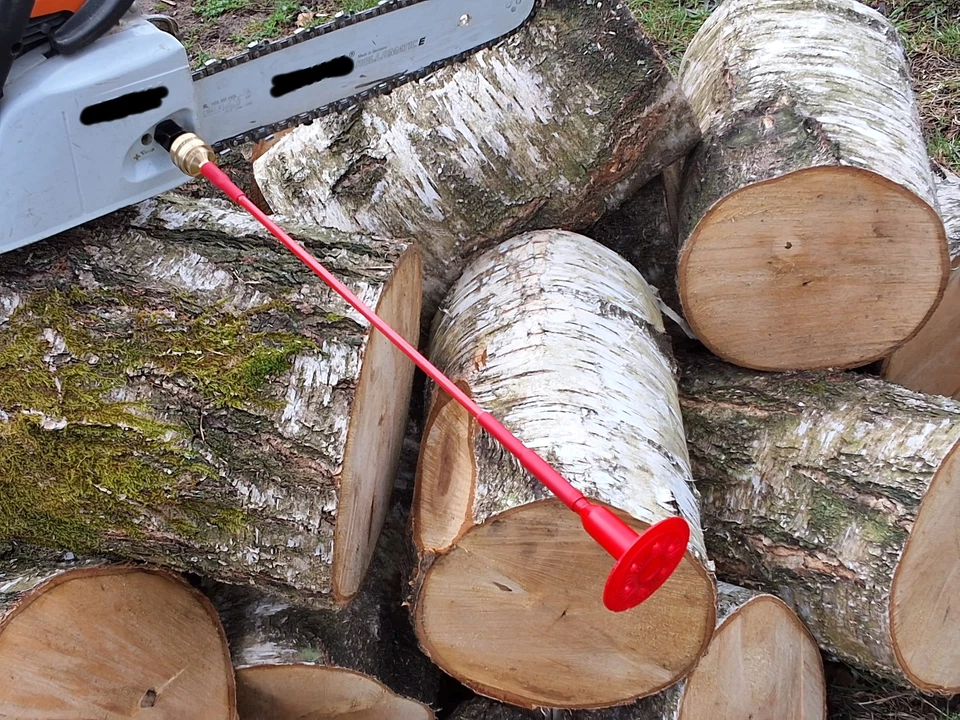 Ablänghilfe Ablängstab Anschlag Adaptermutter für Motorsäge Kettensäge Fiberglas - Bild 2 von 4