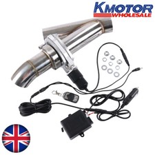 Cutout E-Cut out Valve kit Switch Control 2.5" Electric Exhaust Catback Downpipe