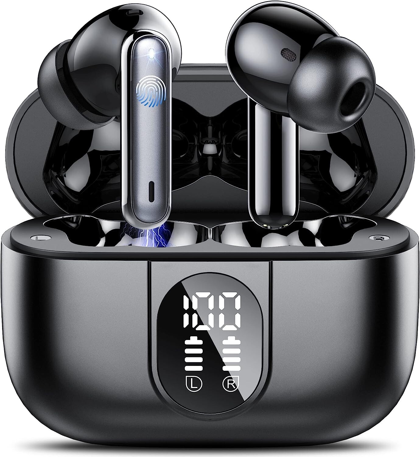 Wireless Earbuds, 2023 Bluetooth 5.3 Headphones Hifi Stereo, 40H Playtime In-Ear