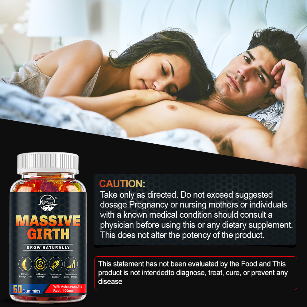 ZHPHK Male Enhancement Gummies - 60 Caramelle Gommose Per Stamina E Benessere Maschile