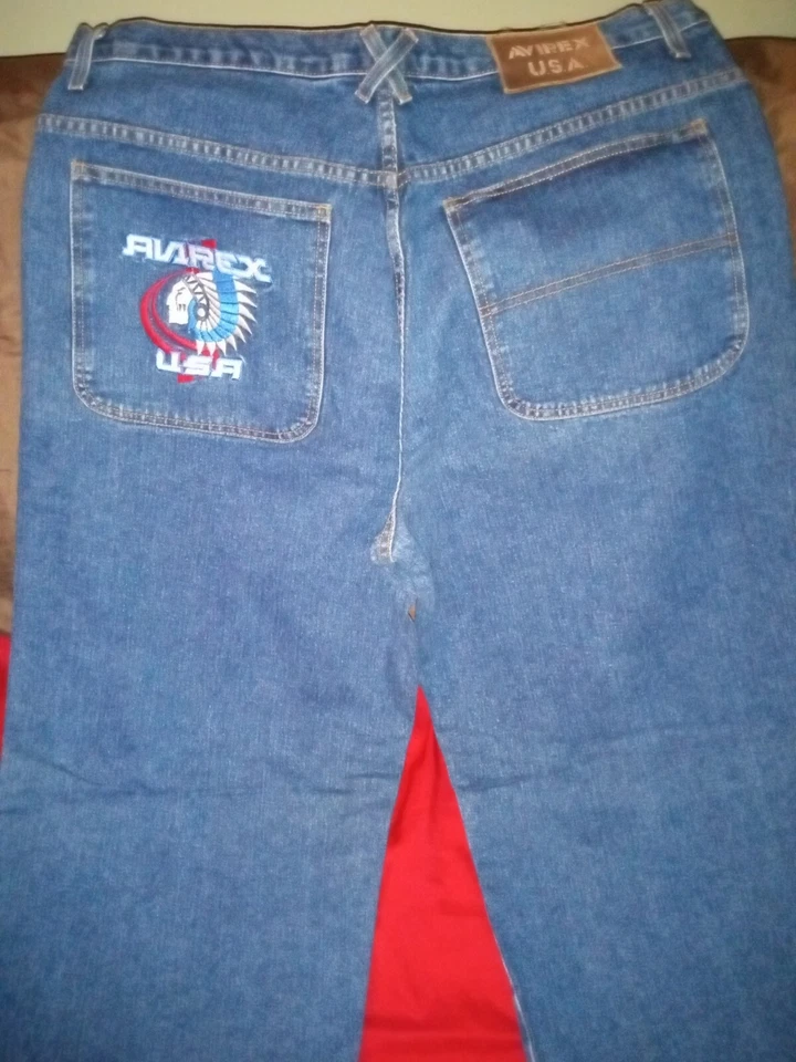 Jeans Avirex Vintage Talla 38 X 34 Nuevos Foto 3 de 4