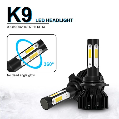 For Subaru Tribeca 2008-2014 6000K LED Headlight High Low Fog Lights Bulbs Combo - Picture 6 of 12