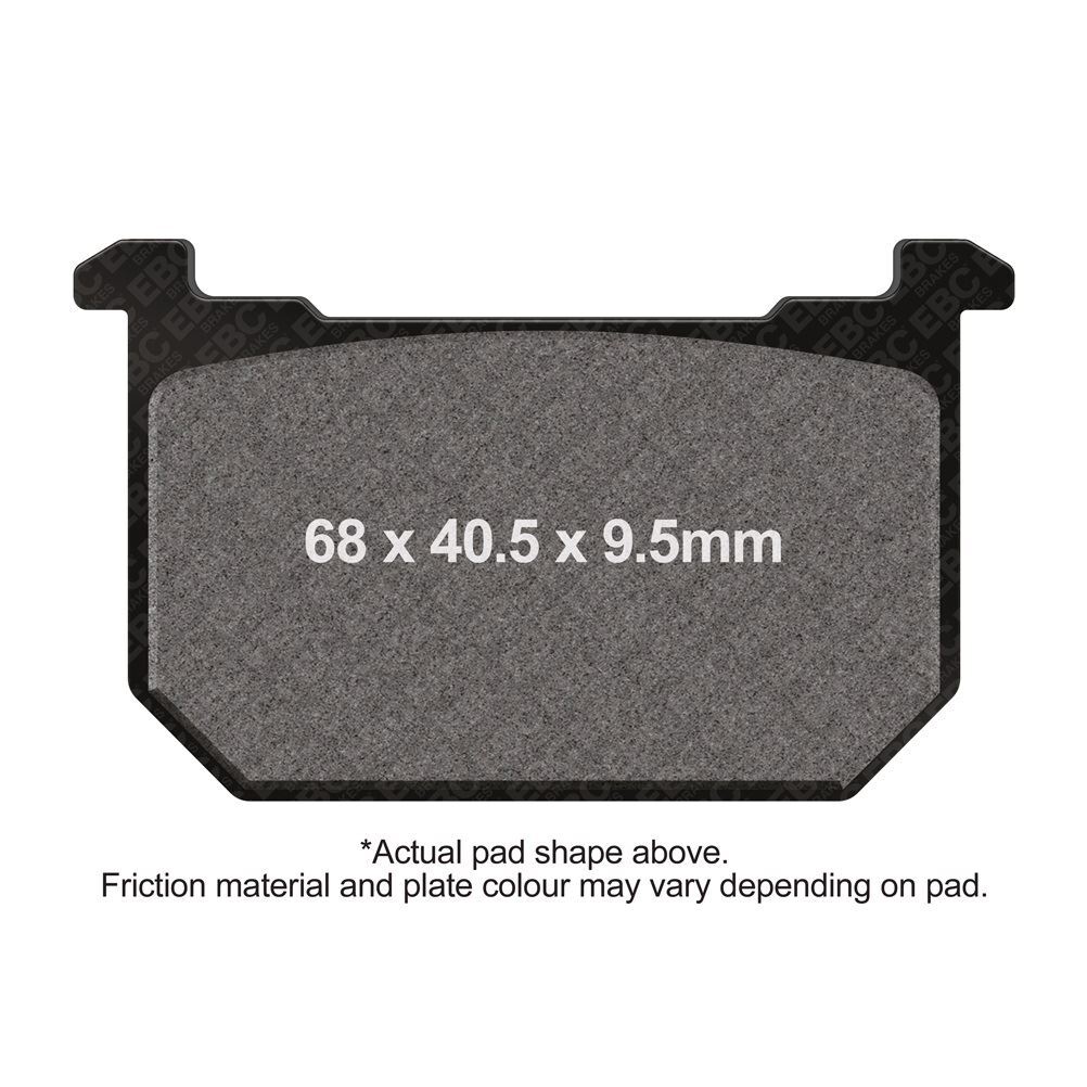 EBC Motorcycle Brake Pads DMX Rear Right Kawasaki GPZ 1100 B1 1982