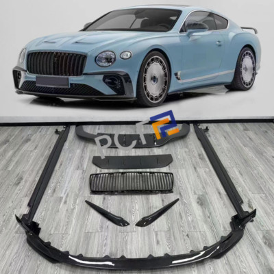 For Bentley Continental GT W12 Real Carbon MSY style Body Kit Cover Trim 2018-24