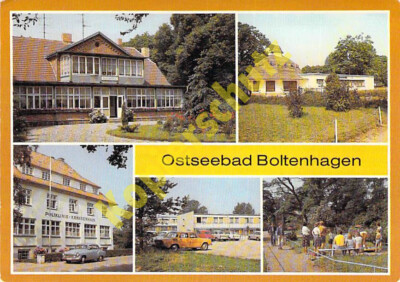 Boltenhagen Postcard Holiday Home ''House by the Sea'' Bar Restaurant Multi-Picture Postcard