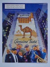 Joe Camel Jazz Band Vintage 1994 Skyscrapers Original Print Ad 8.5 x 11"