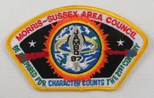 1997 Jamboree JSP Morris-Sussex Areda Council YLW Bdr. [QR-586]