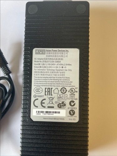 Fuente de alimentación adaptador de CA de repuesto de 24 V para volante Thrustmaster T500-RS - Imagen 2 de 6