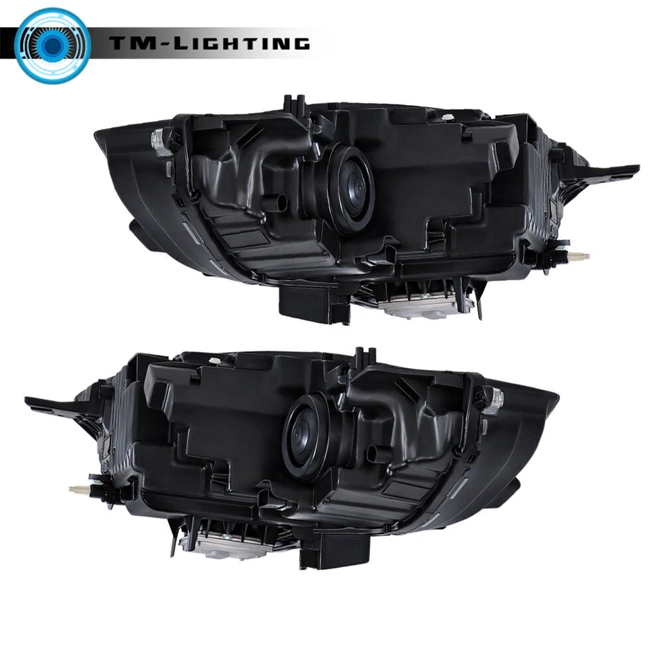 Faro negro Ford Edge 2019 2020 2021 2022 2023 con LED DRL lado derecho e izquierdo Foto 4 de 4