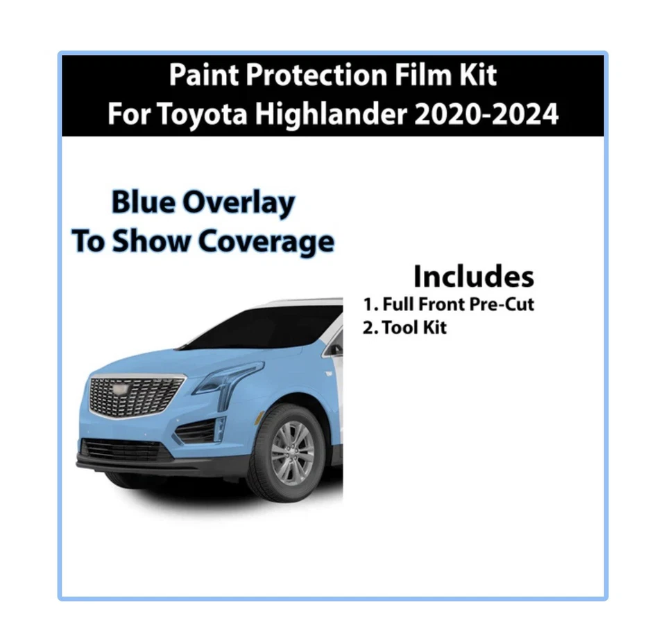 Película de proteção transparente sutiã kit de filme PPF capa compatível com Cadillac CT5 2020-2024 - Imagem 2 de 4