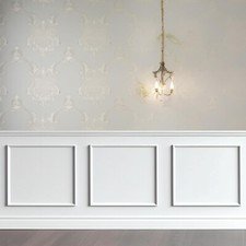 3 Set Accent Wall Molding Kit Premade Wainscoting Panels Wall Molding Peel an...