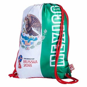 Mexico 2018 FIFA World Cup Russia Official Gymsack Drawstring Soccer Backpack!!