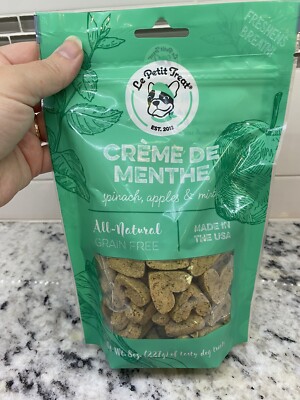 Le petite treats dog Creme De mint Training All Natural