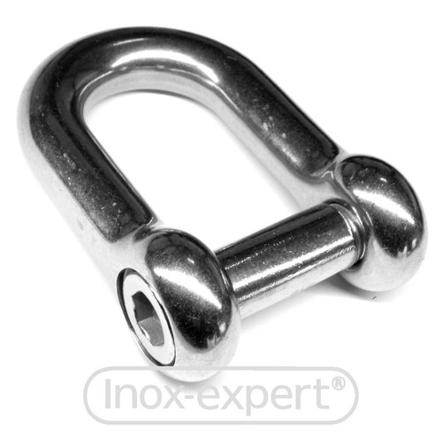 KAMERO Edelstahl-Schäkel 8 Mm – Geschweift, V4A  Produktbild-Vorschau 6